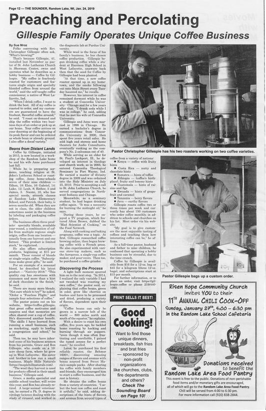 Featured in the Random Lake paper